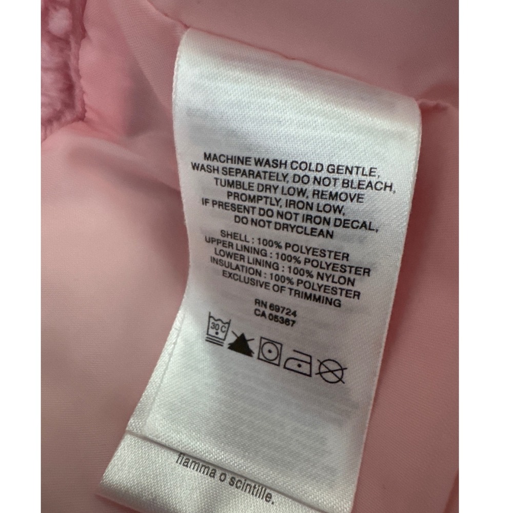 Columbia Fleece Lined Bunting Snow Winter Suit Pink Size 18-24 Months - Picture 12 of 12